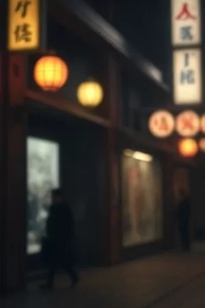 《松林里的回声》剧照，晨雾中笔直的松树林