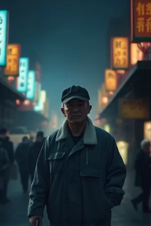 《盐与铁轨》剧照，废弃货运线上的铁轨与远处泛白的盐碱地