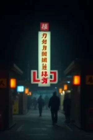 《深夜面包房》剧照，凌晨街角面包房暖黄的橱窗灯光